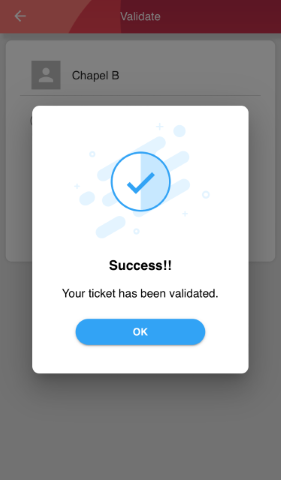 Chapel Square Parking Validation Screenshot 5
